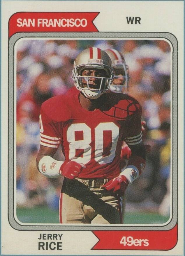 1992 SCD Multi-Sport Price Guide Monthly-Hand Cut Jerry Rice #31 Football Card