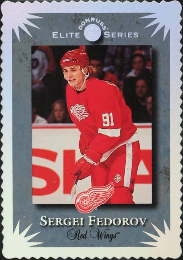 1994 Donruss Elite Inserts Sergei Fedorov #4 Hockey Card