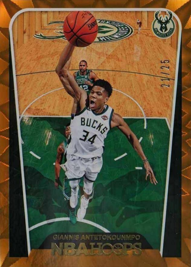 2018 Panini Hoops Giannis Antetokounmpo #299 Basketball Card