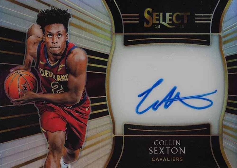 2018 Panini Select Rookie Signatures Collin Sexton #CSX Basketball Card