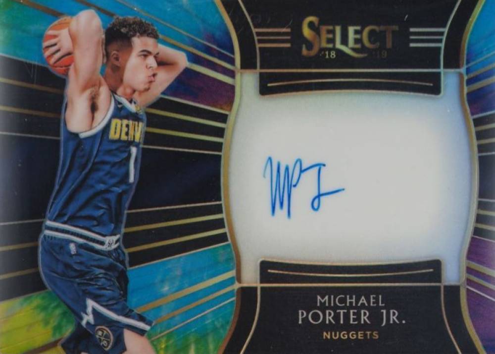 2018 Panini Select Rookie Signatures Michael Porter Jr. #MPJ Basketball Card