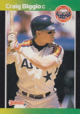 1989 Donruss Baseball's Best Craig Biggio #176 Baseball Card