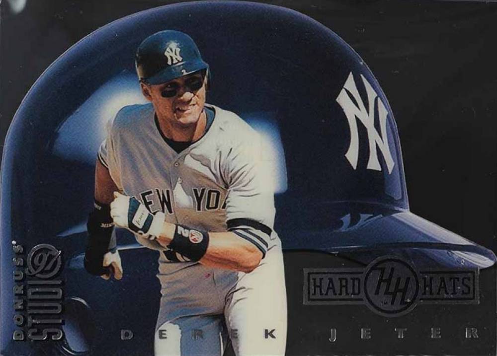 1997 Studio Hard Hats Derek Jeter #13 Baseball Card