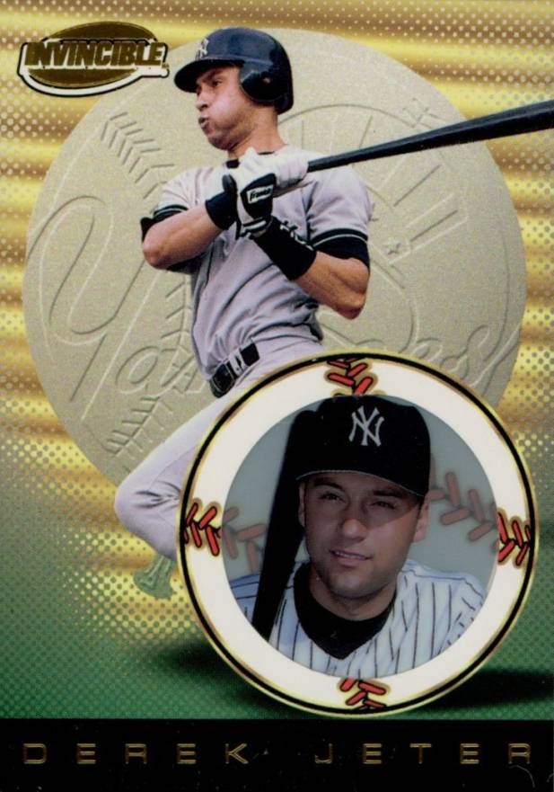 1999 Pacific Invincible Derek Jeter #100 Baseball Card