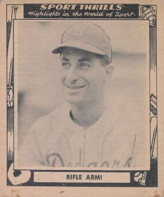 1948 Swell Sport Thrills Rifle Arm! #20 Baseball Card