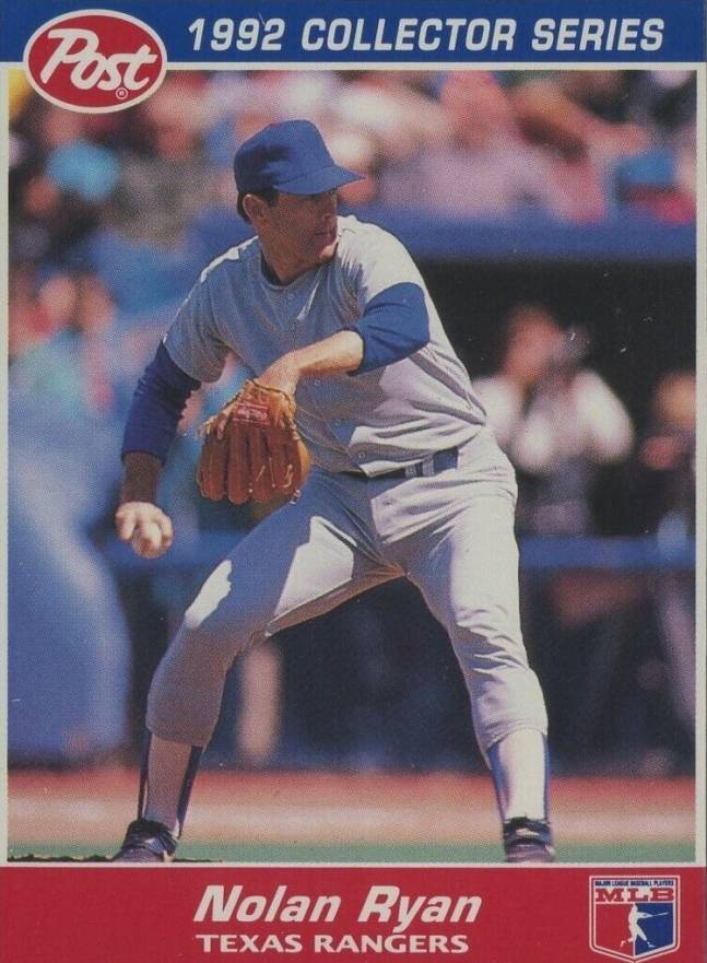 1992 Post Cereal Nolan Ryan #27 Baseball Card