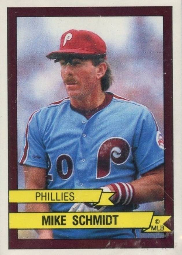 1989 Panini Stickers Mike Schmidt #153 Baseball Card