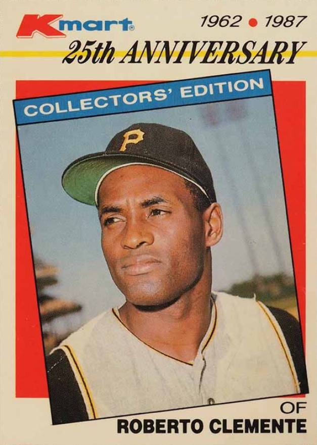 1987 K-Mart Roberto Clemente #2 Baseball Card