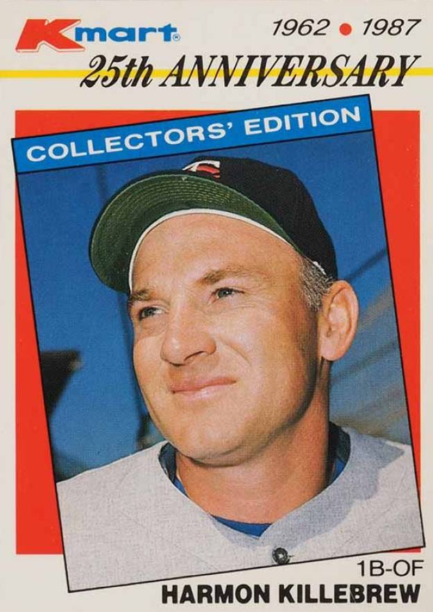 1987 K-Mart Harmon Killebrew #4 Baseball Card