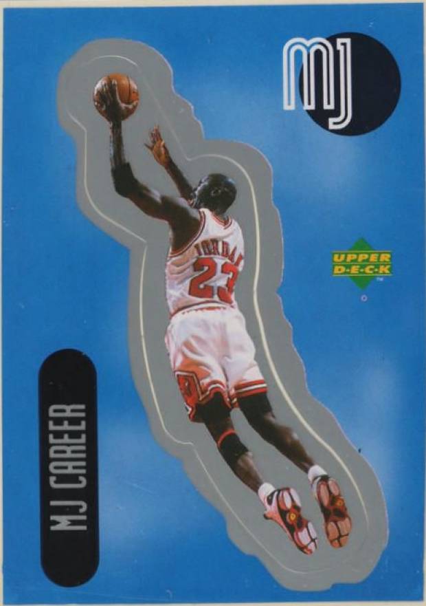 1998 Upper Deck International MJ Stickers Michael Jordan #SU23 Basketball Card