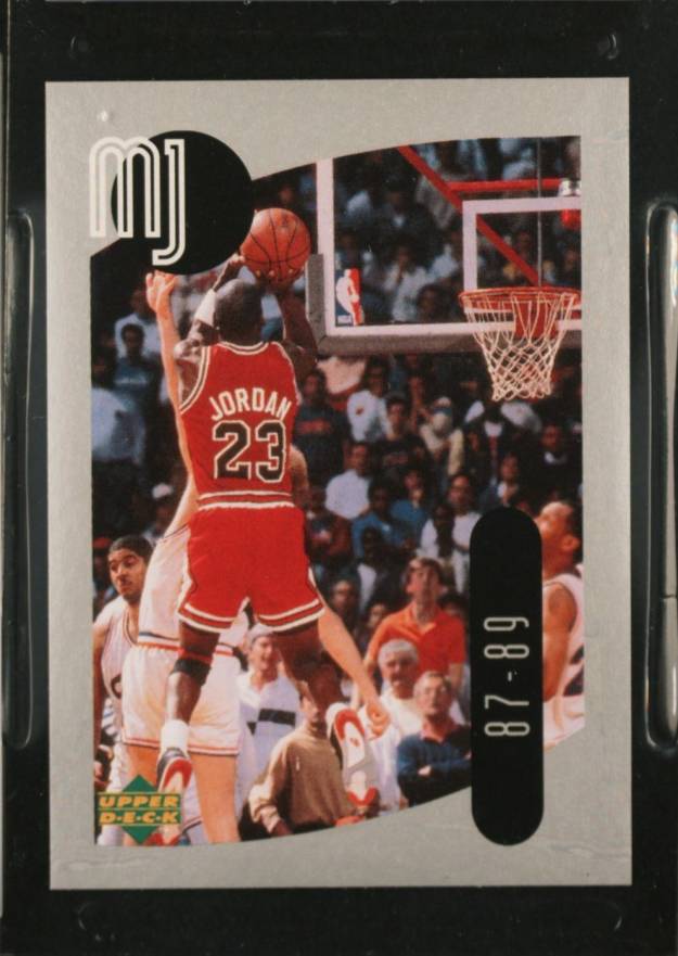 1998 Upper Deck International MJ Stickers Michael Jordan #23 Basketball Card