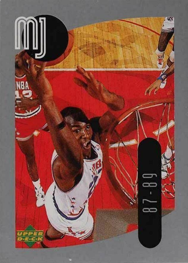 1998 Upper Deck International MJ Stickers Michael Jordan #22 Basketball Card