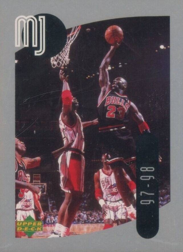 1998 Upper Deck International MJ Stickers Michael Jordan #51 Basketball Card