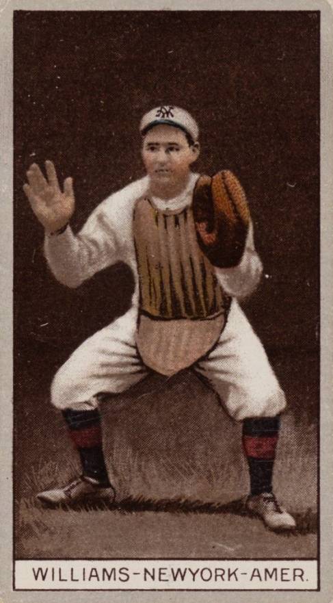 1912 Brown Backgrounds Common back Bob Williams # Baseball Card