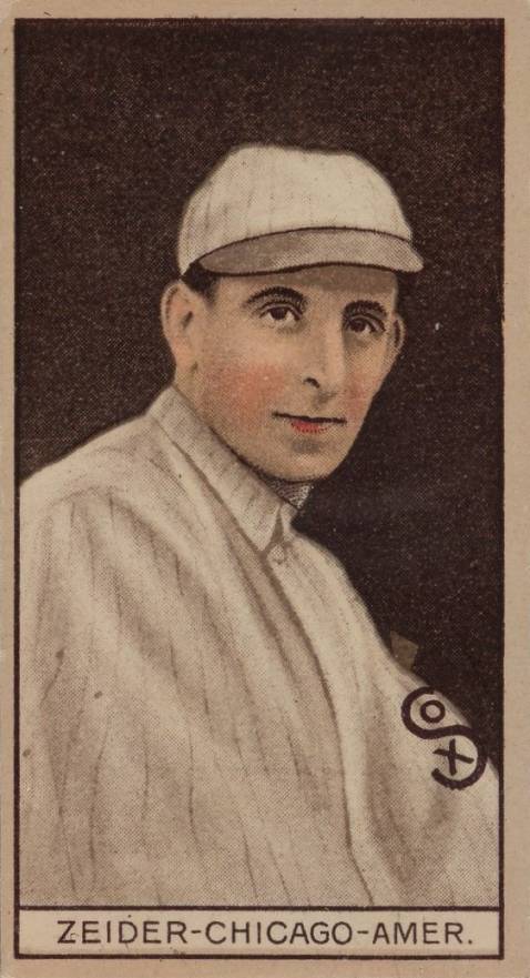 1912 Brown Backgrounds Common back Rollie Zeider # Baseball Card