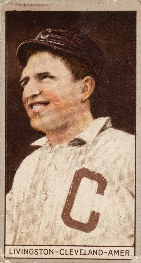 1912 Brown Backgrounds Common back Paddy Livingston # Baseball Card