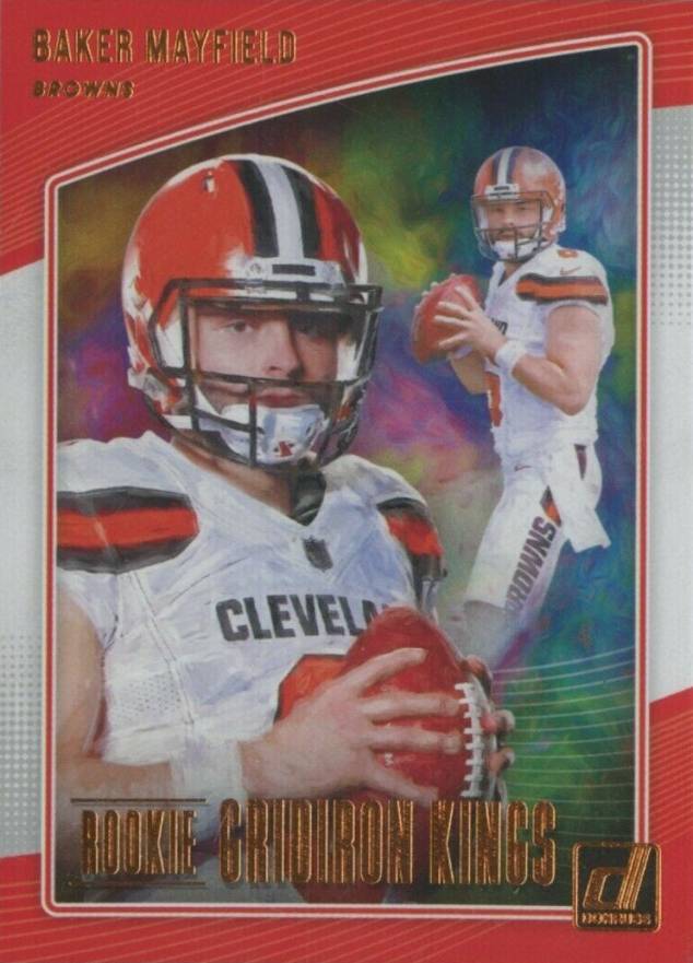 2018 Panini Donruss Rookie Gridiron Kings Baker Mayfield #RGK3 Football Card