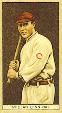 1912 Brown Backgrounds Red Cross Phelan-Cinn.-Nat. #151 Baseball Card