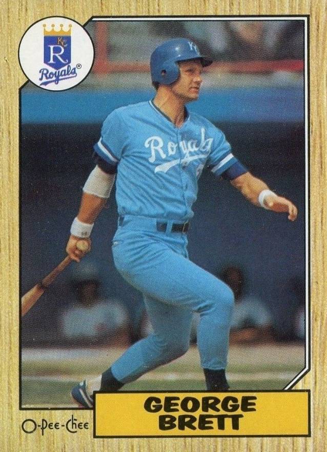 1987 O-Pee-Chee George Brett #126 Baseball Card