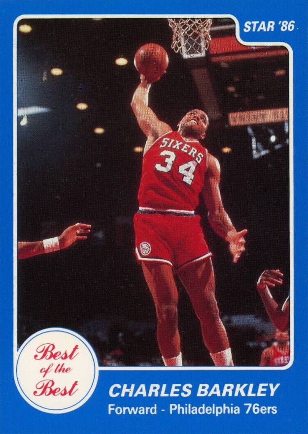 1986 Star Best Of The Best Charles Barkley #2 Basketball Card