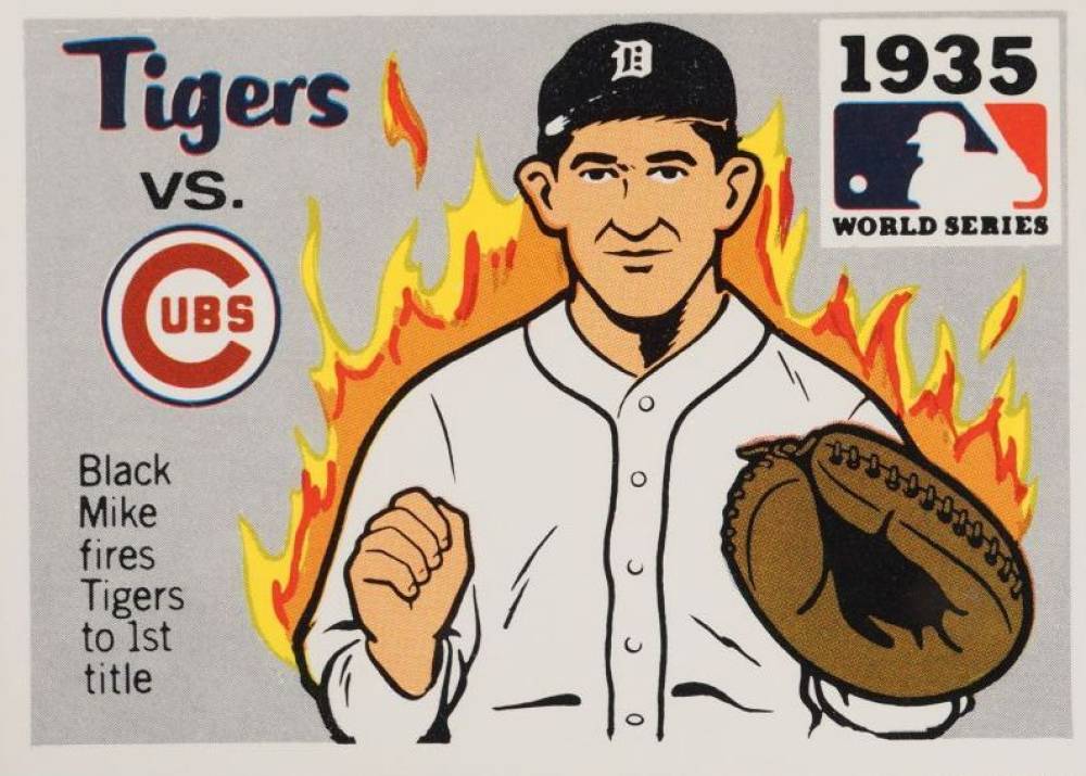 1971 Fleer World Series (Black Back) 1935 Tigers vs. Cubs #33 Baseball Card