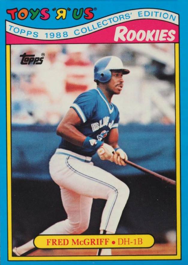 1988 Toys R' Us Rookies Fred McGriff #18 Baseball Card