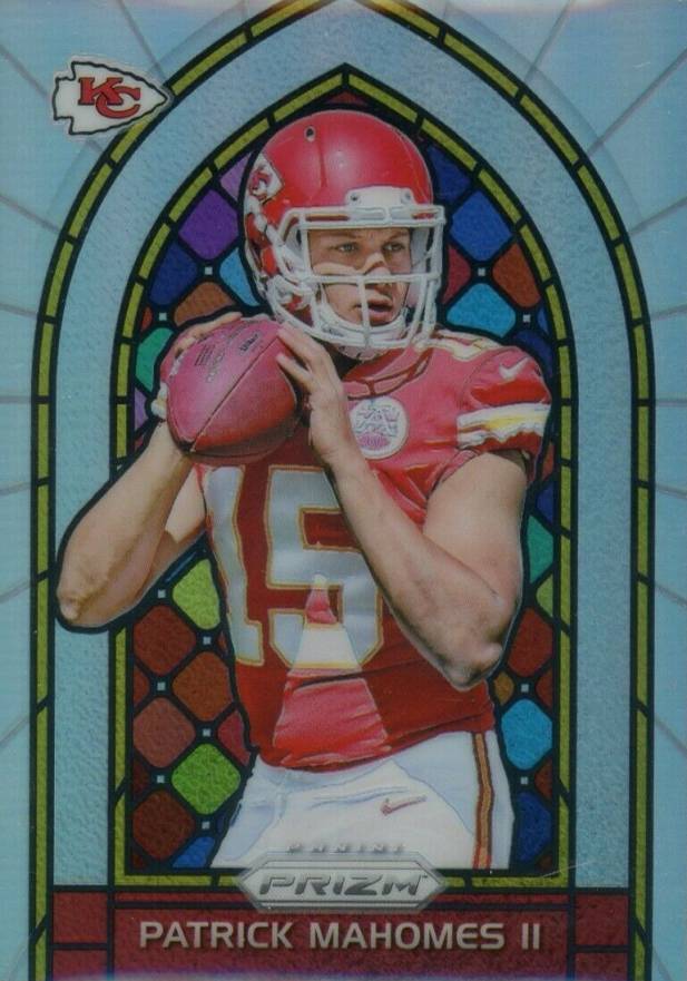 2017 Panini Prizm Stained Glass Patrick Mahomes II #10 Football Card