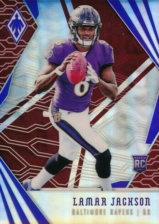 2018 Panini Phoenix Lamar Jackson #112 Football Card