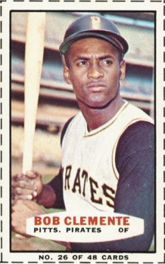 1966 Bazooka Roberto Clemente #26 Baseball Card