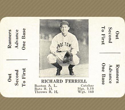 1936 S & S Game Richard Ferrell # Baseball Card