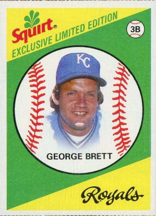 1981 Squirt George Brett #1 Baseball Card