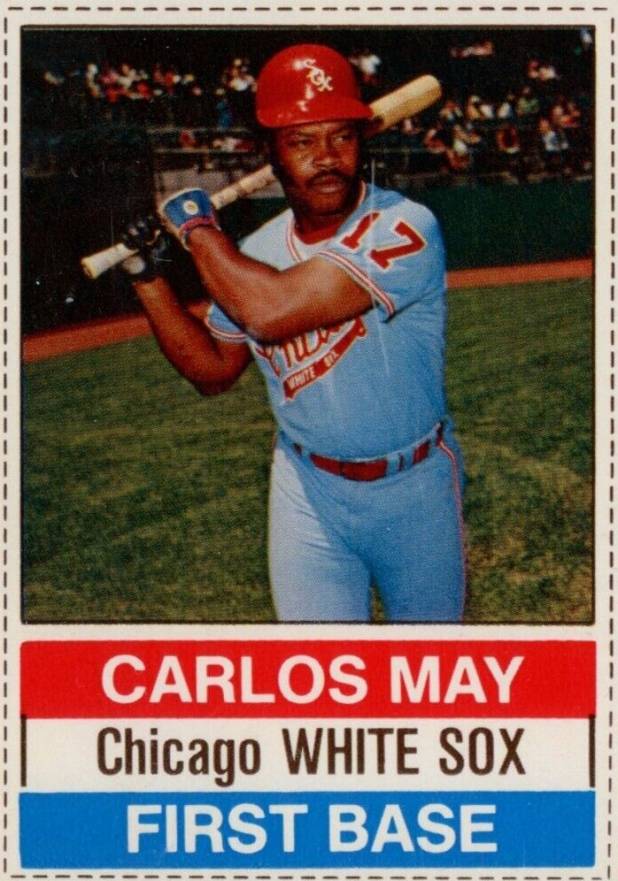 1976 Hostess Carlos May #34 Baseball Card