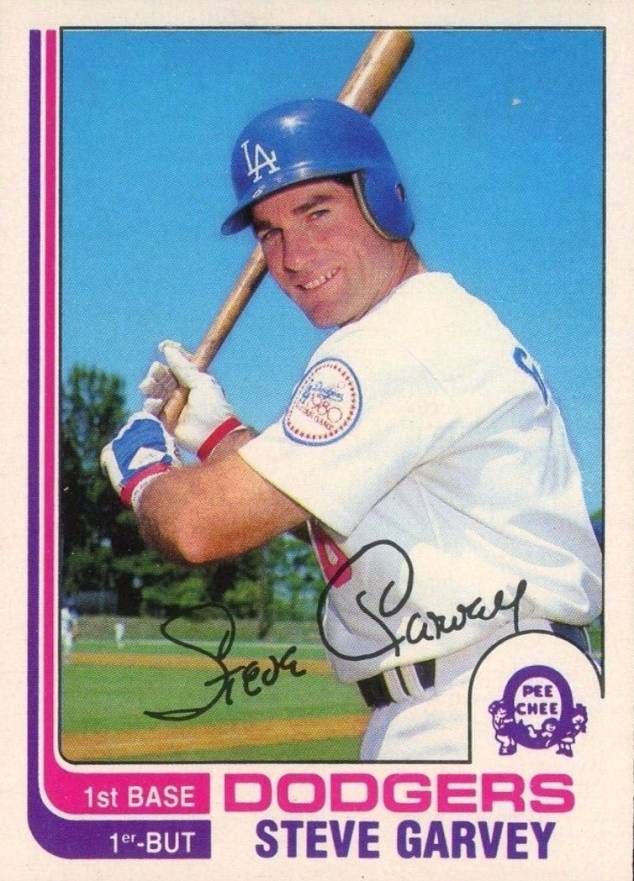 1982 O-Pee-Chee Steve Garvey #179 Baseball Card