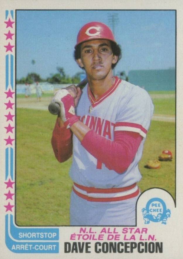 1982 O-Pee-Chee Dave Concepcion #340 Baseball Card