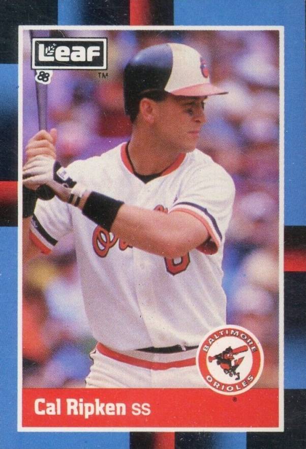 1988 Leaf Cal Ripken Jr. #100 Baseball Card