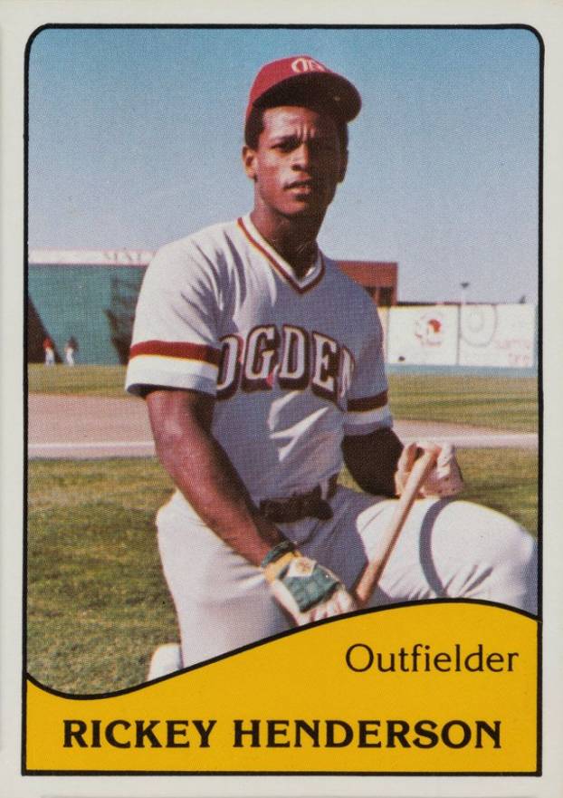 1979 TCMA Ogden A's Rickey Henderson #9 Baseball Card