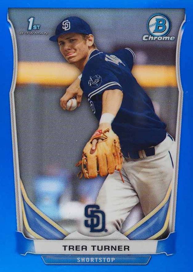 2014 Bowman Draft Picks Trea Turner #CDP10 Baseball Card