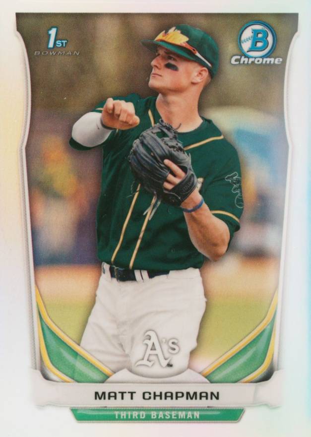 2014 Bowman Draft Picks Matt Chapman #CDP21 Baseball Card