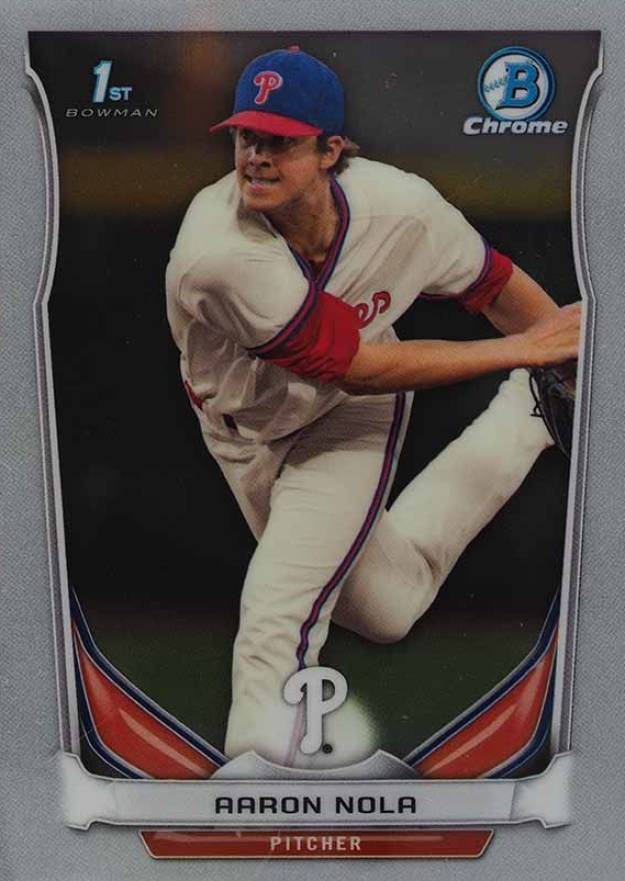 2014 Bowman Draft Picks Aaron Nola #CDP4 Baseball Card