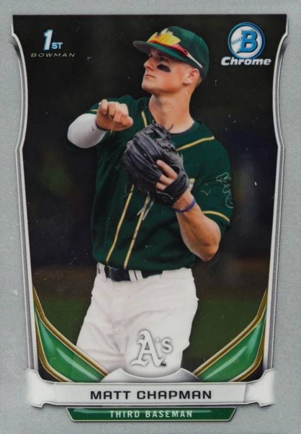 2014 Bowman Draft Picks Matt Chapman #CDP21 Baseball Card