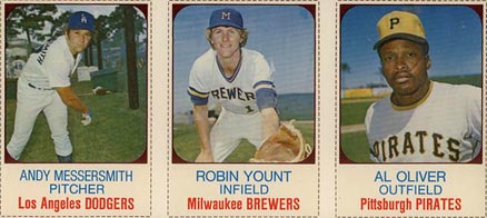 1975 Hostess Andy Messersmith/Robin Yount/Al Oliver # Baseball Card