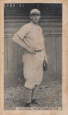 1910 Contentnea Black & White Photo Series Clunk # Baseball Card