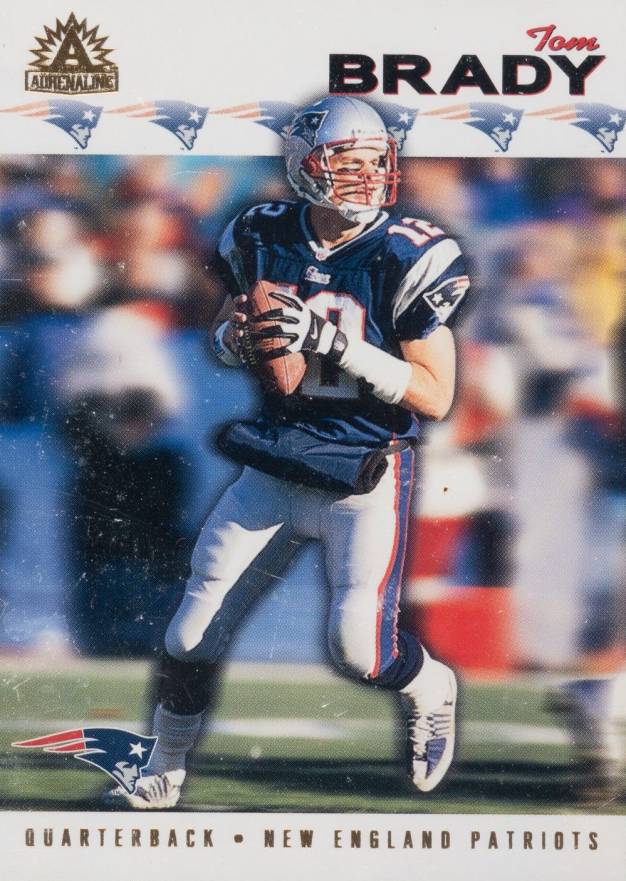 2002 Pacific Adrenaline Tom Brady #163 Football Card