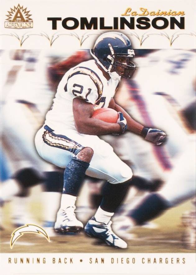 2002 Pacific Adrenaline LaDainian Tomlinson #243 Football Card