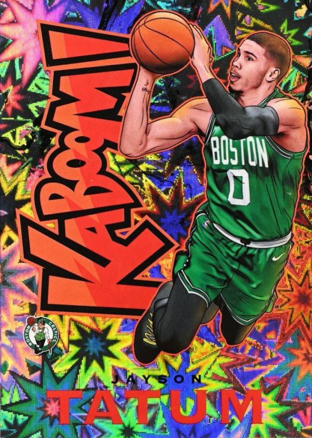 2018 Panini Crown Royale Kaboom! Jayson Tatum #14 Basketball Card