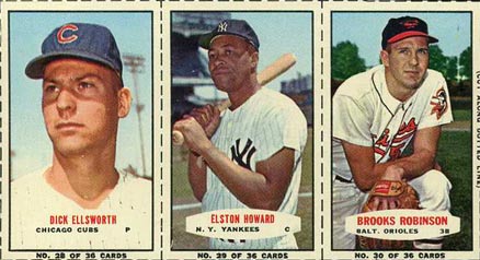 1964 Bazooka Panel Ellsworth/Howard/Robinson # Baseball Card