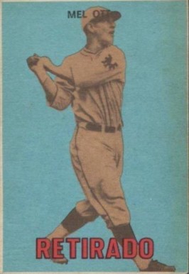 1967 Venezuela Topps Mel Ott #149 Baseball Card