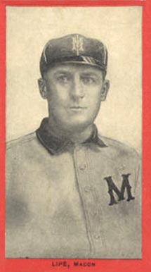 1910 Old Mill Series 1 (S. Atlantic League) Lipe, Macon # Baseball Card