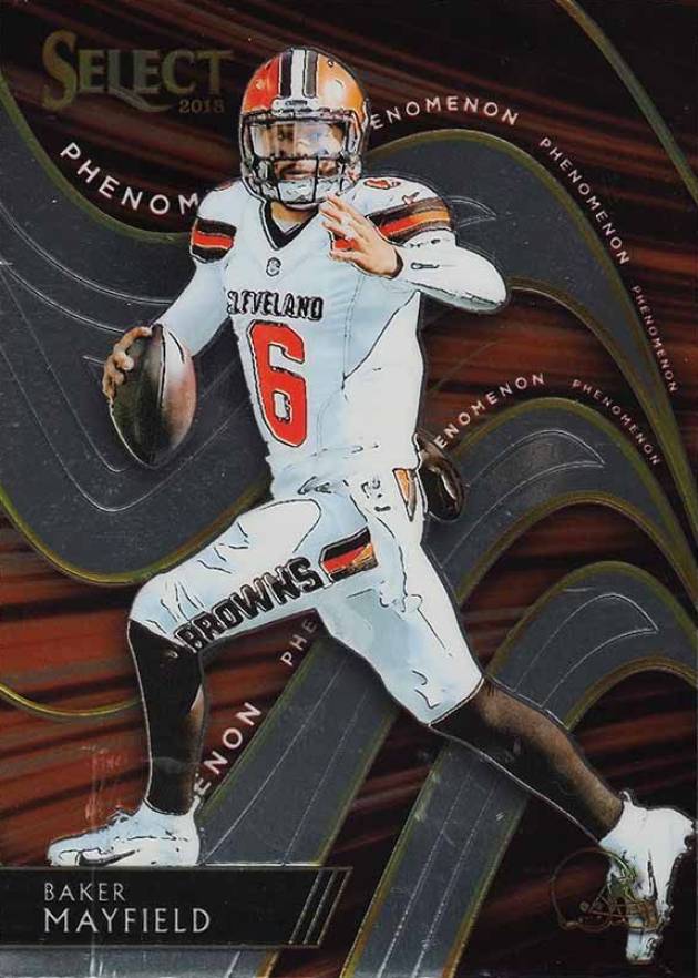 2018 Panini Select Phenomenon  Baker Mayfield #PH9 Football Card