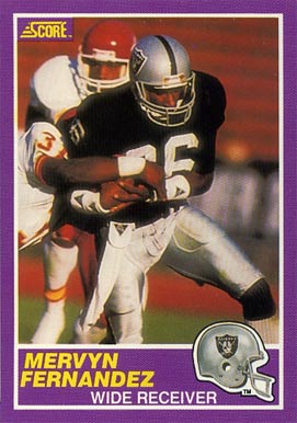 1989 Score Supplemental Mervyn Fernandez #343S Football Card